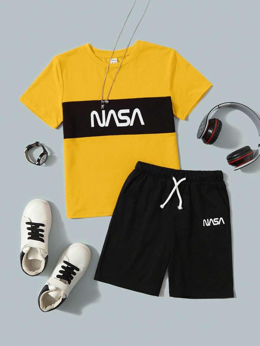 t-shirt spodenki komplet nasa