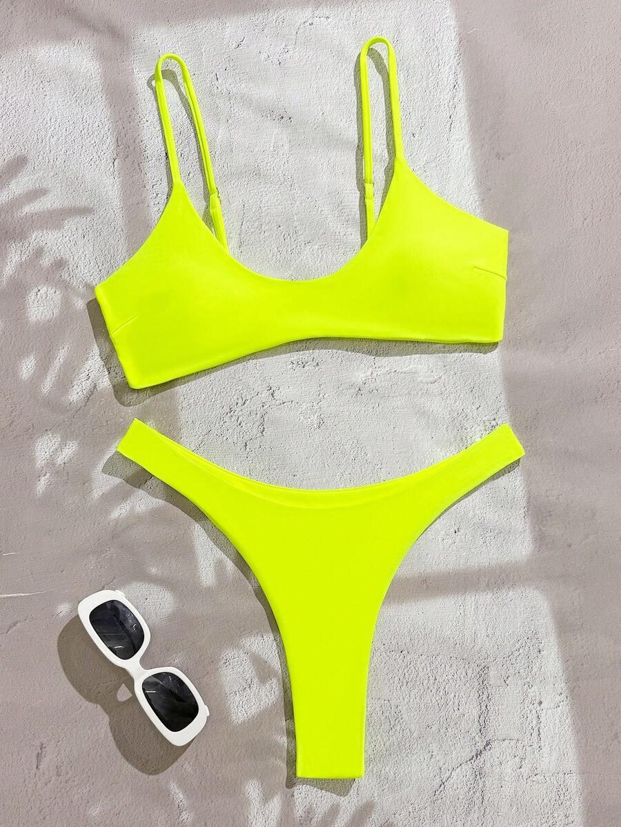 komplet bikini neon