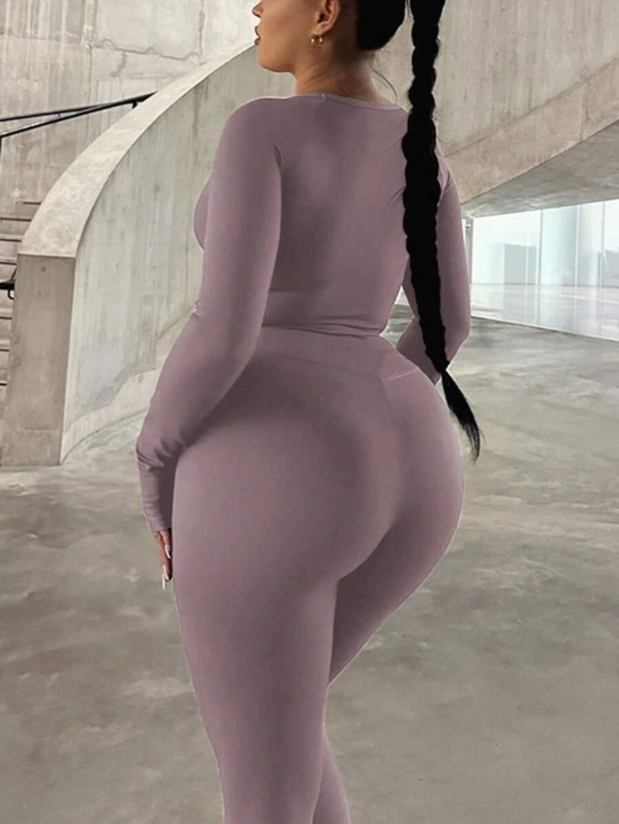 KOMPLET LEGGINSY BLUZKA