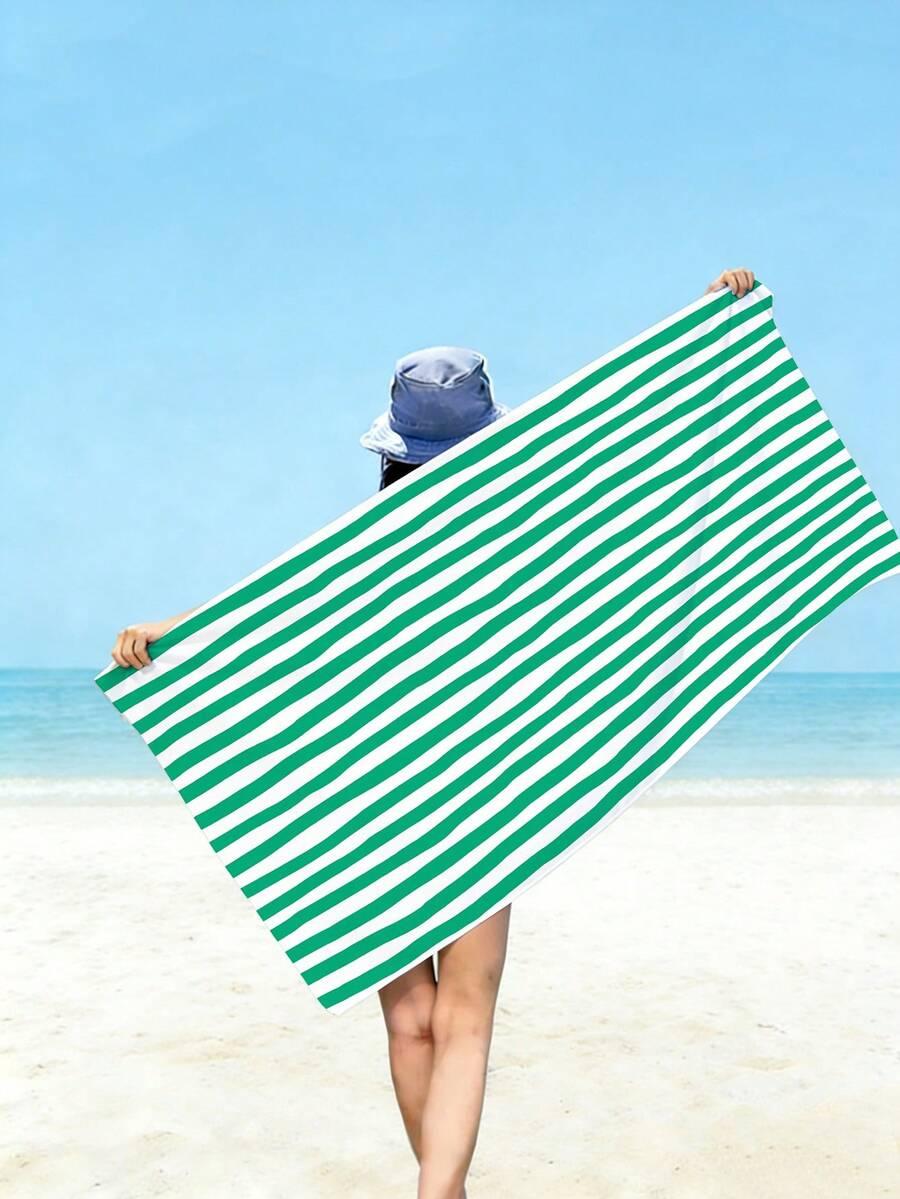 ręcznik plażowy paski