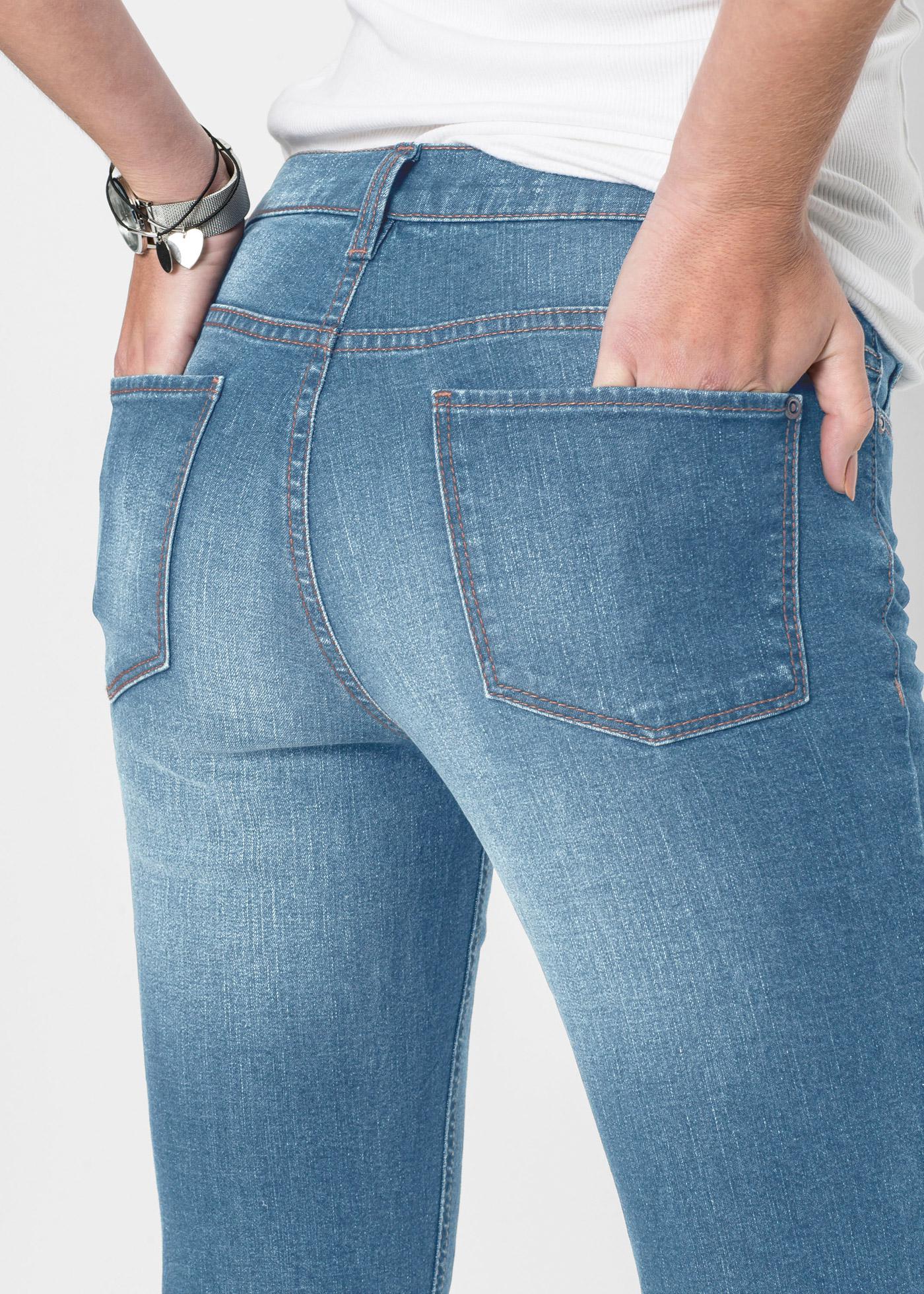 SPODNIE JEANS RURKI