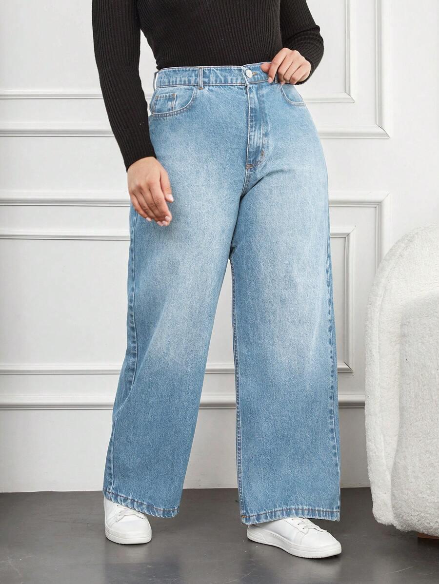 NIEBIESKIE SPODNIE JEANS