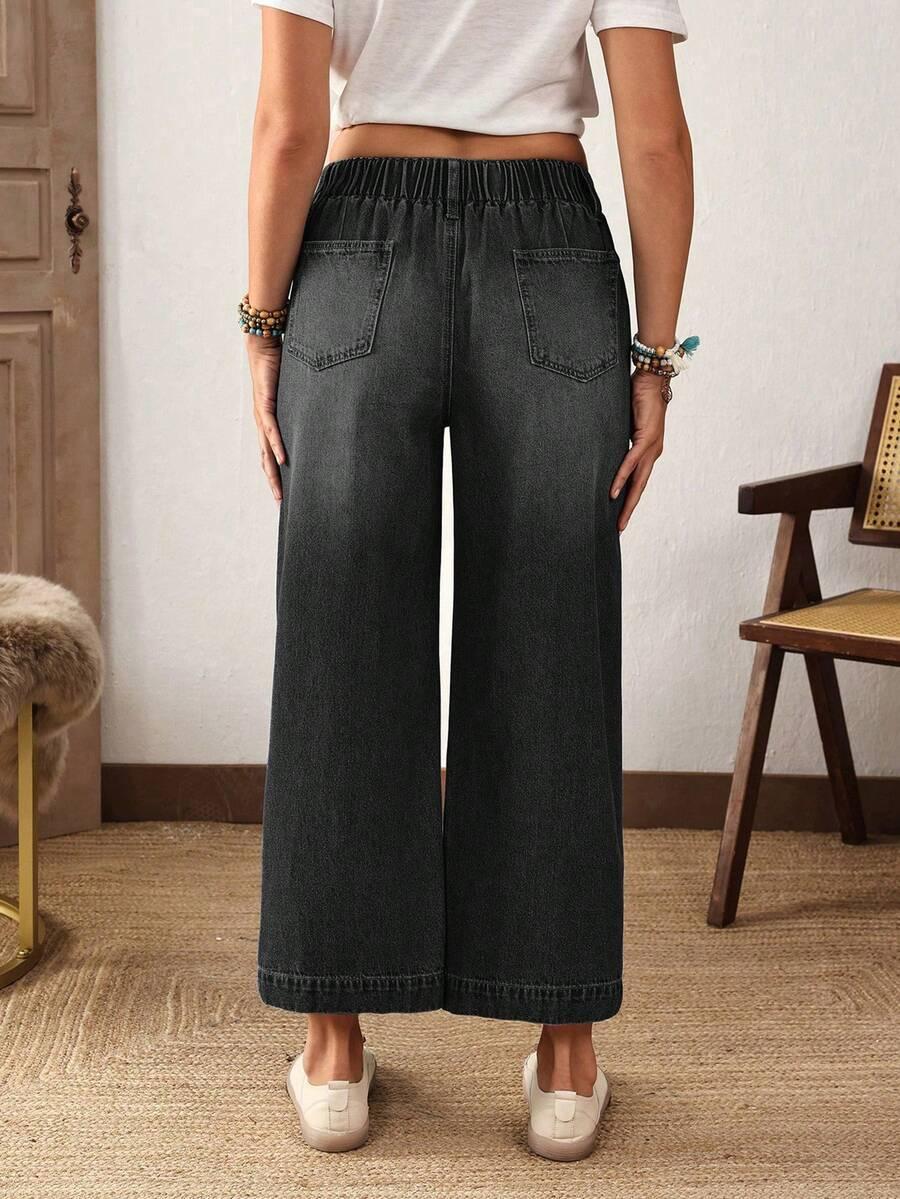 czarne spodnie jeans