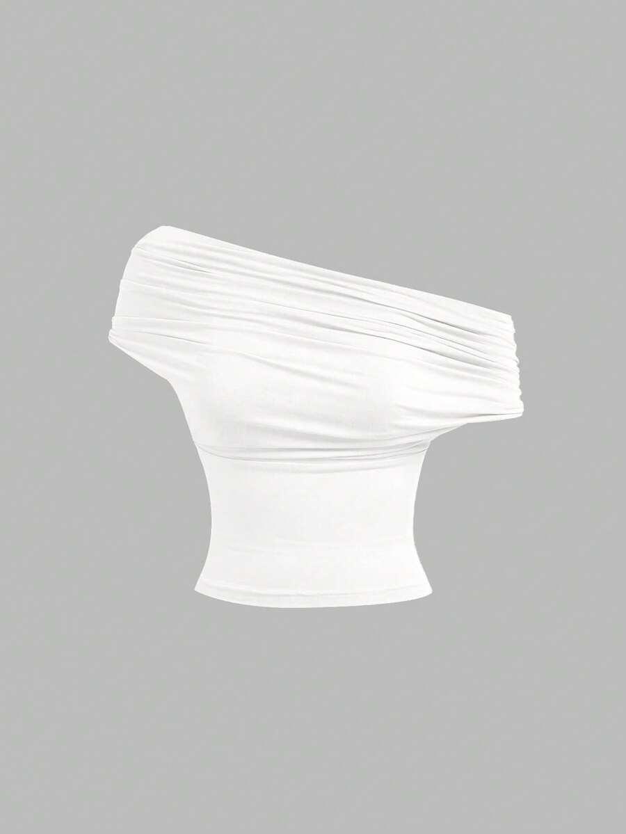 biały top basic