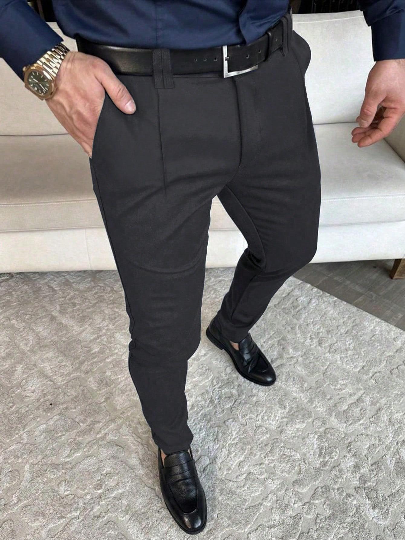 CZARNE SPODNIE CASUAL