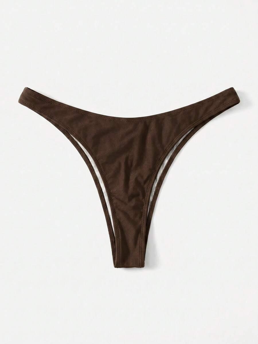 BRĄZOWY DÓŁ OD BIKINI