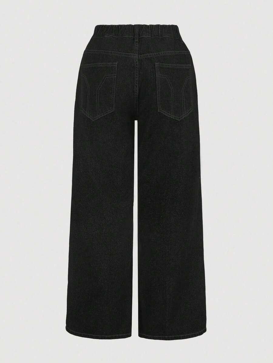 czarne spodnie jeans