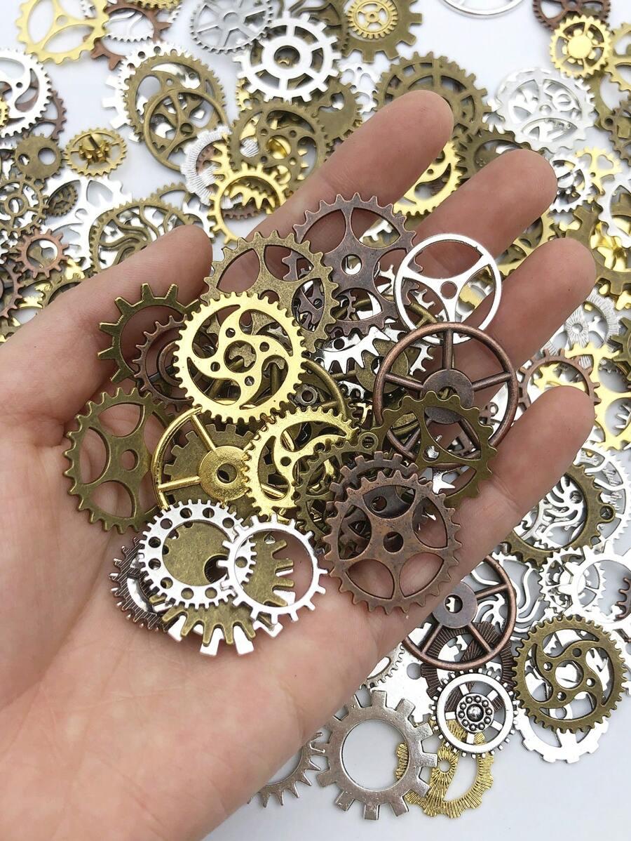 ozdobne elementy mechaniczne w stylu steampunk