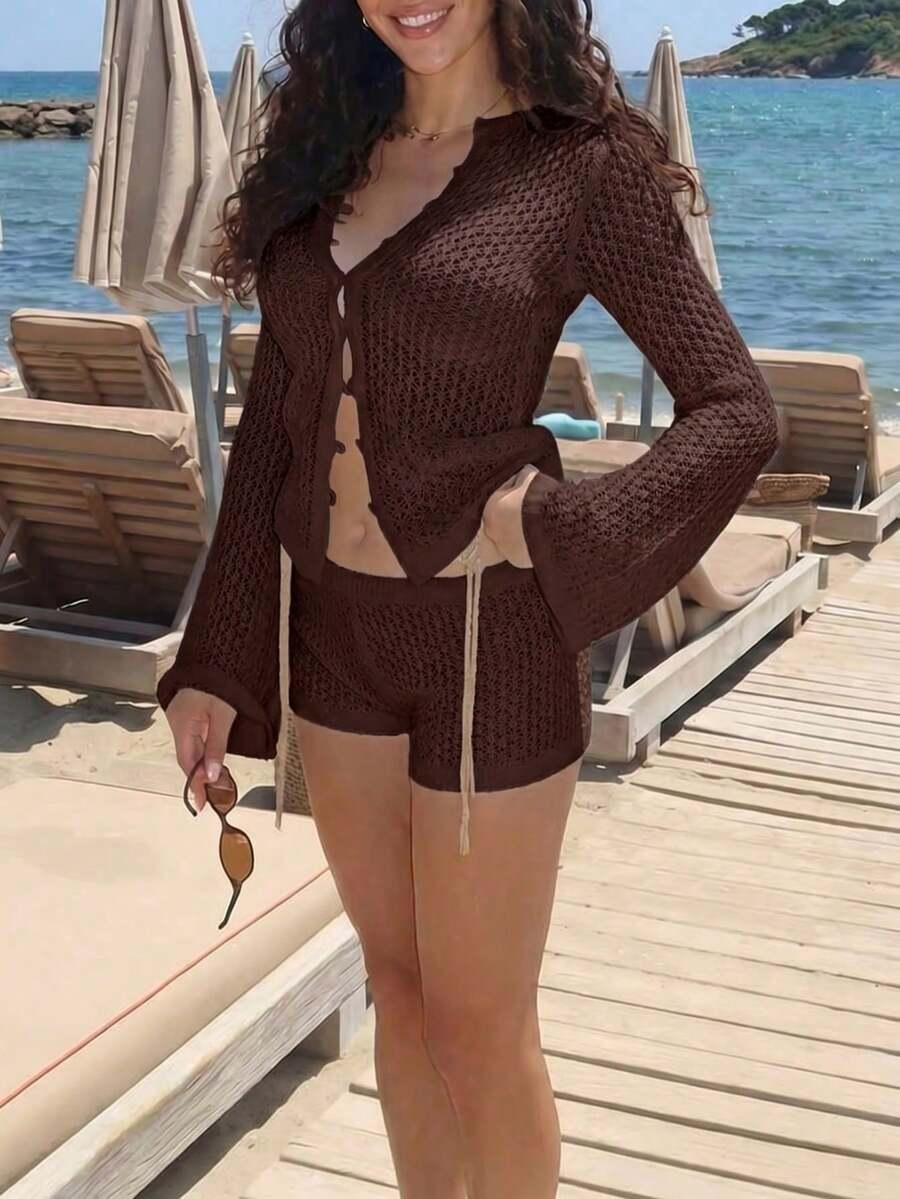 komplet sweter spodenki
