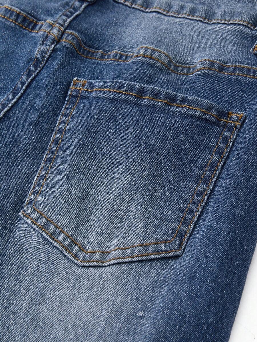 niebieskie jeansy casual