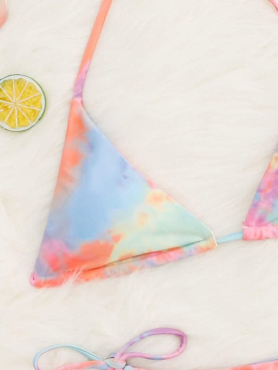 dwuczęściowy strój kąpielowy TIE DYE