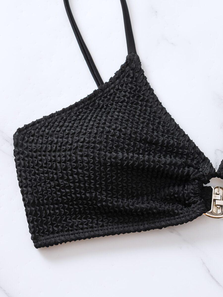 czarna góra od bikini tekstura