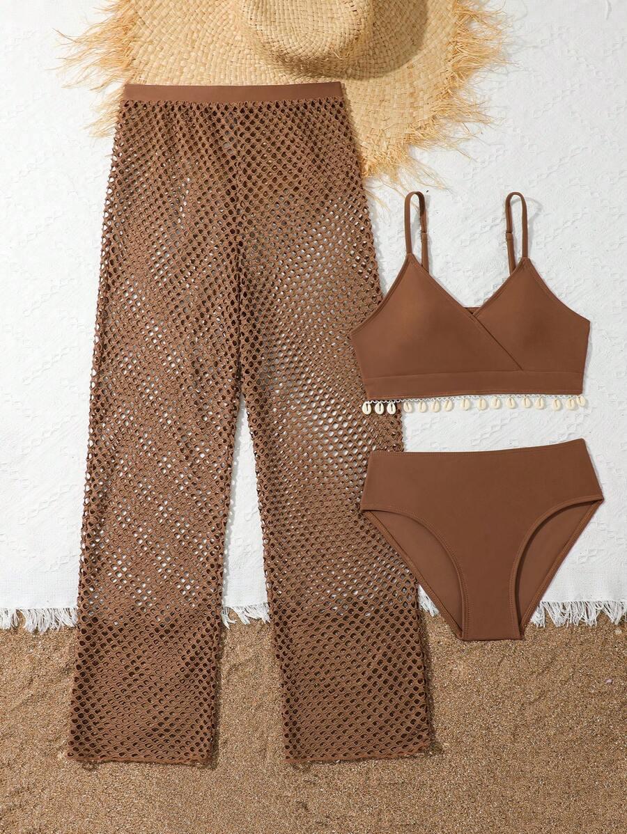 BRĄZOWY DÓŁ OD BIKINI
