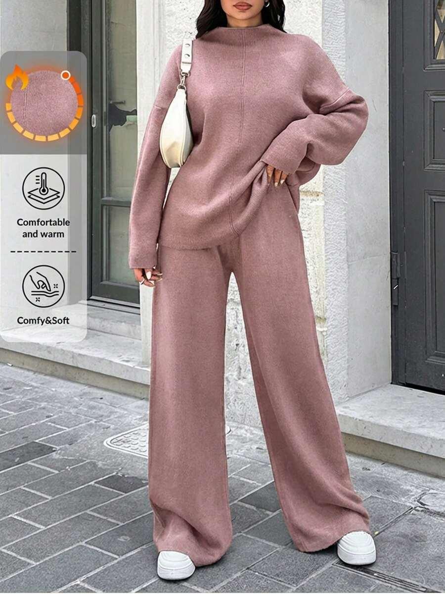 sweter spodnie komplet