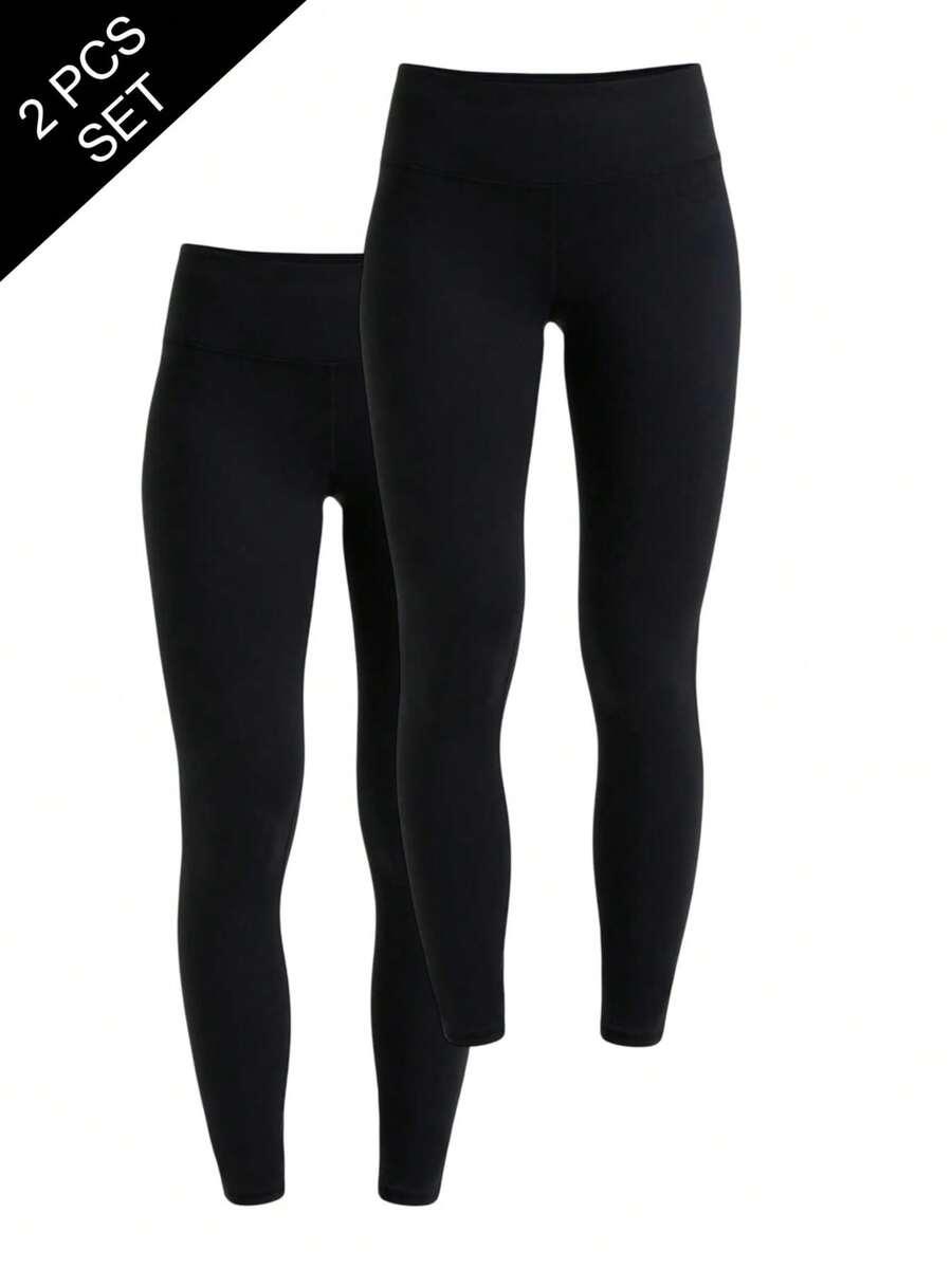 CZARNE LEGGINSY 2-PACK