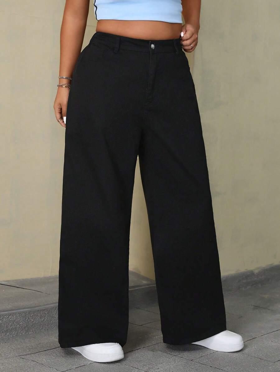 czarne spodnie jeans