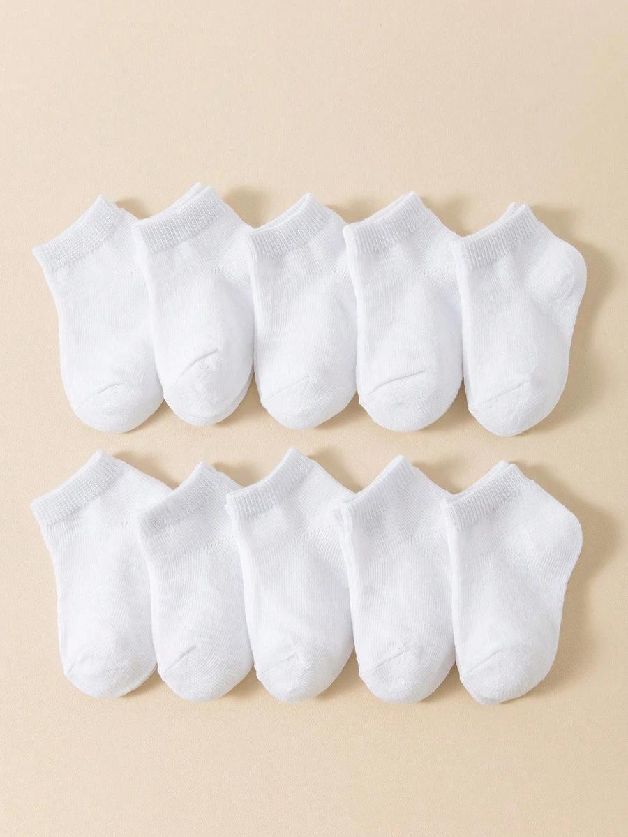 białe skarpetki 10-pack