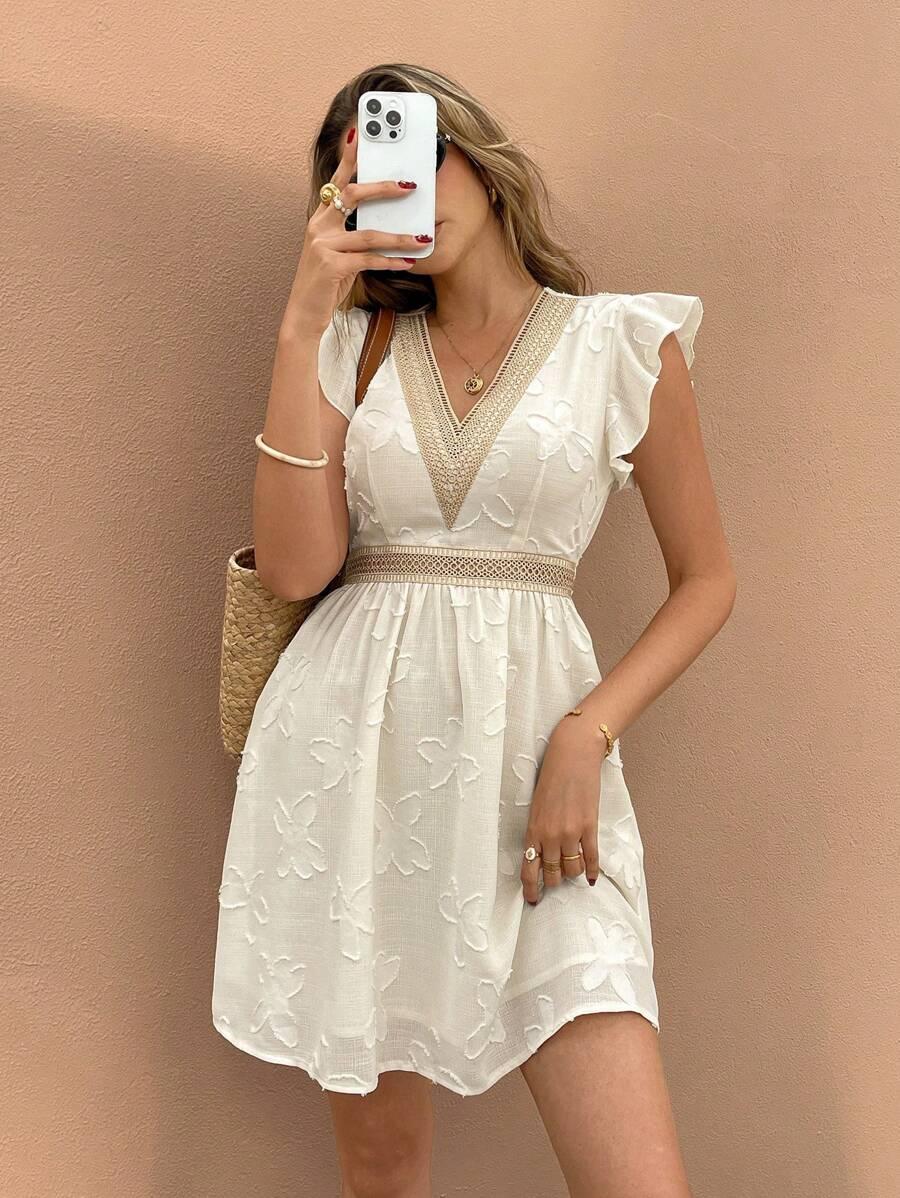 MINI SUKIENKA V-NECK