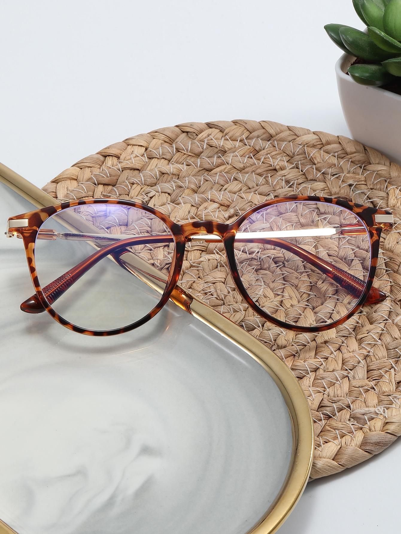okulary zerówki ANIMAL PRINT