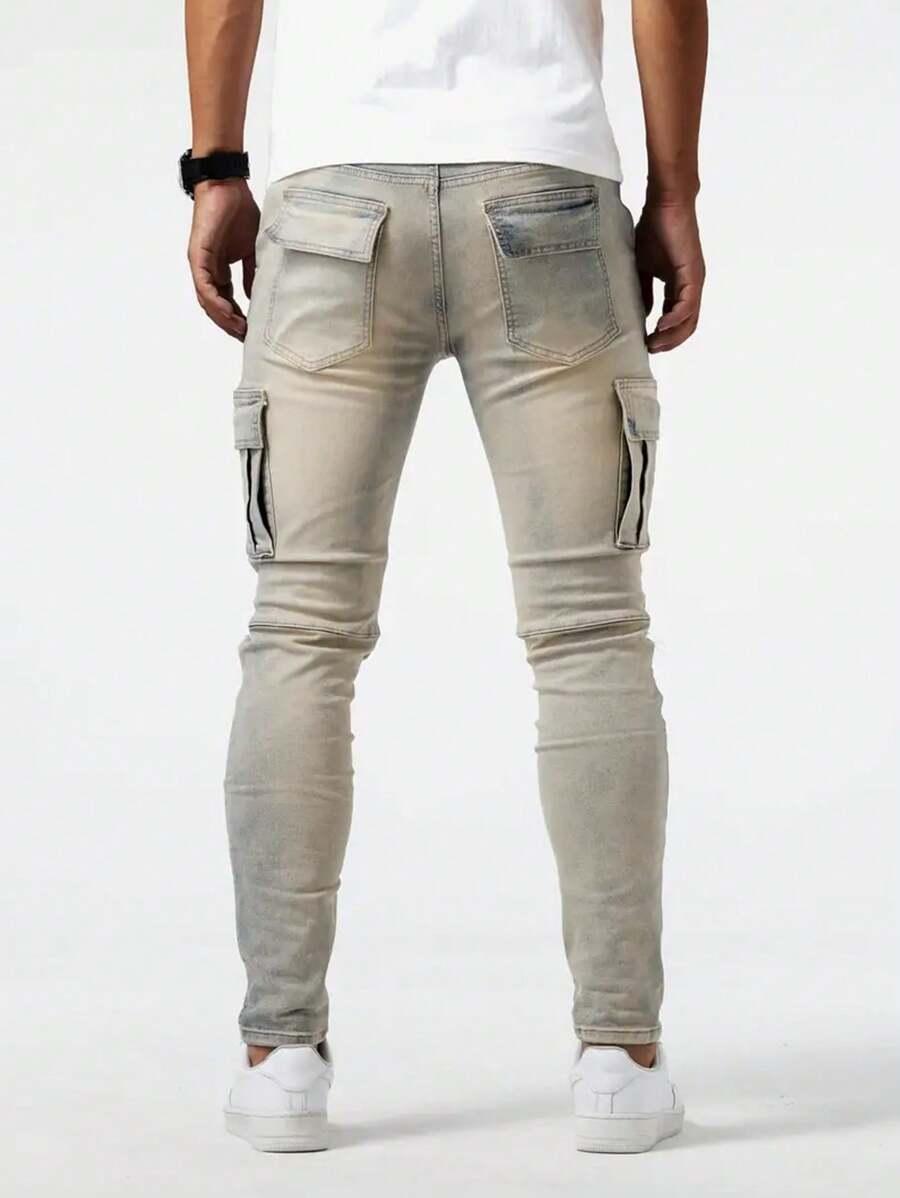 NIEBIESKIE SPODNIE JEANS
