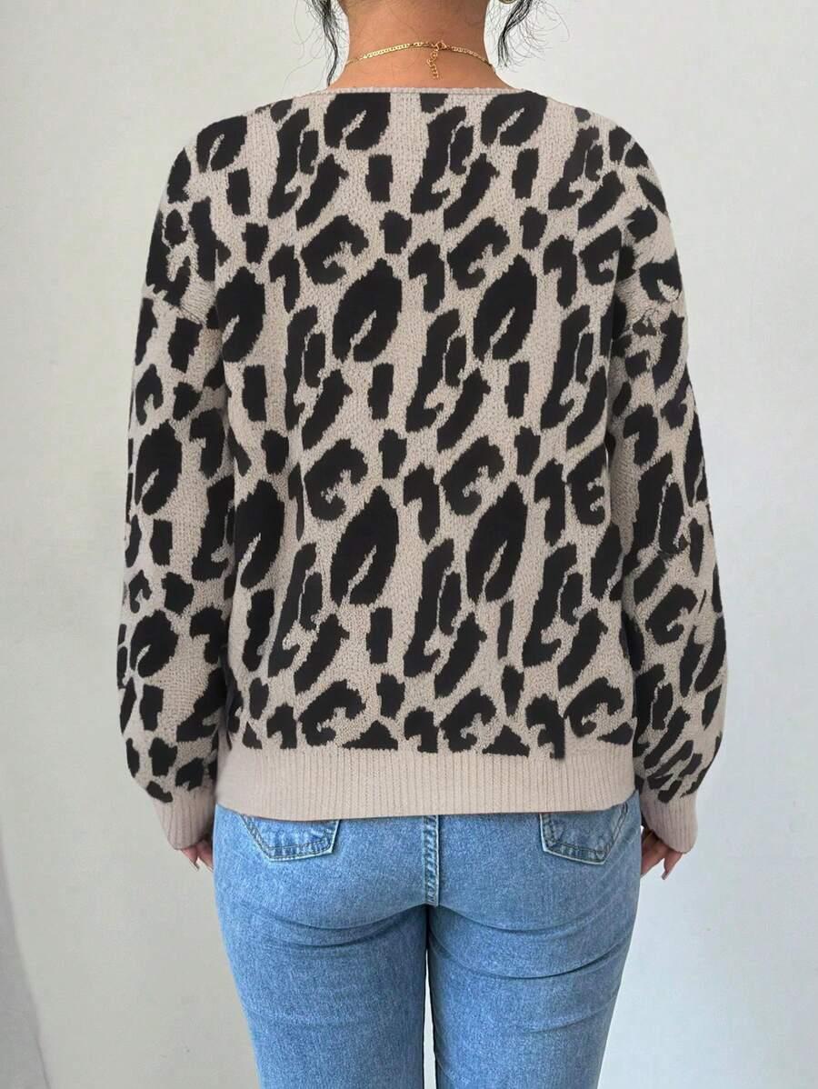 sweter animal print