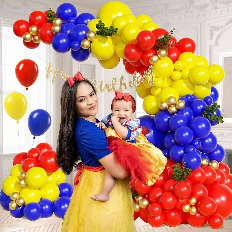 wielokolorowy zestaw balonów 