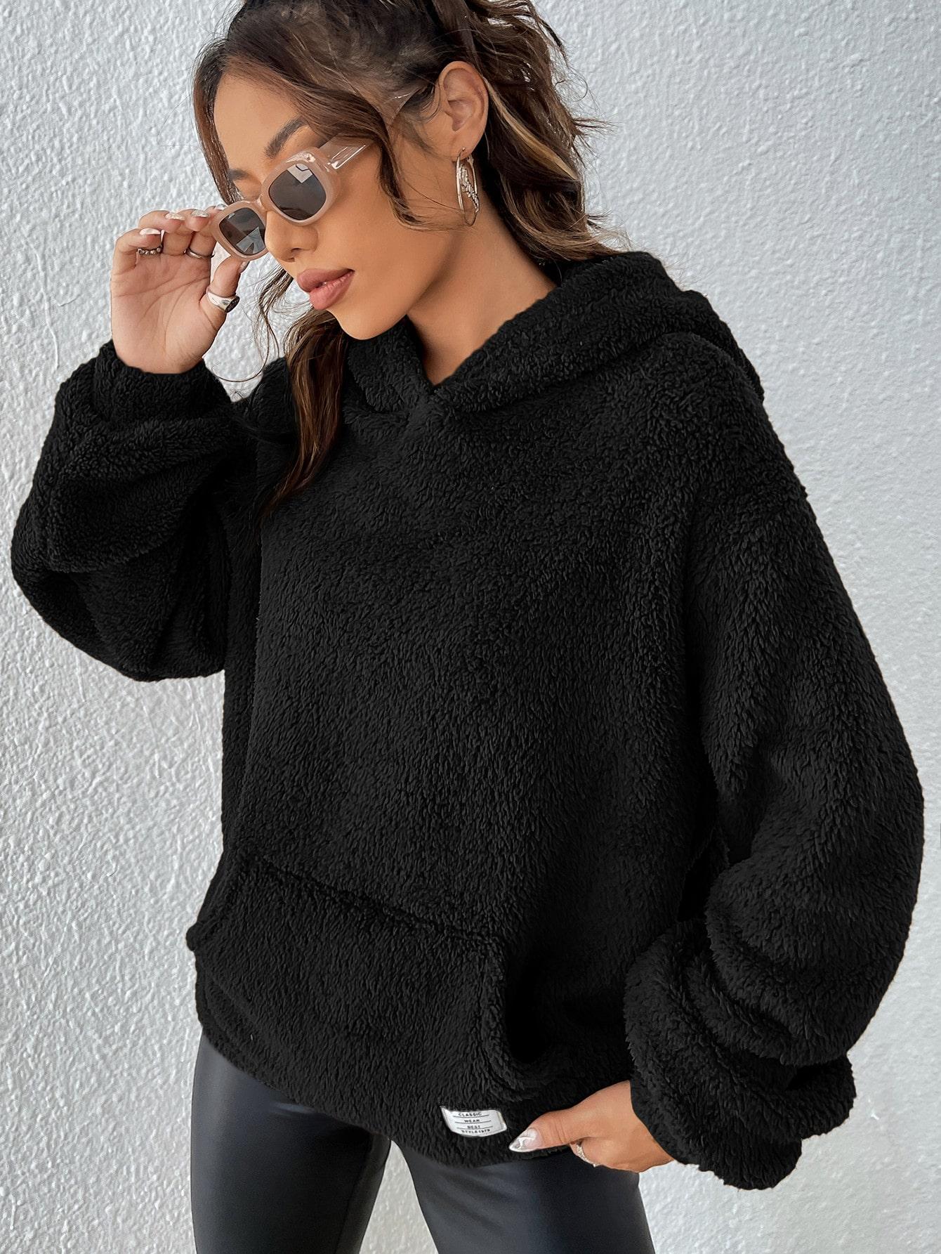 CZARNA BLUZA kaptur