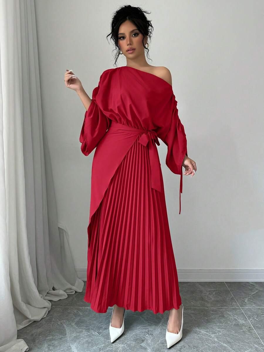 ELEGANCKA MAXI SUKIENKA KOKTAJLOWA 
