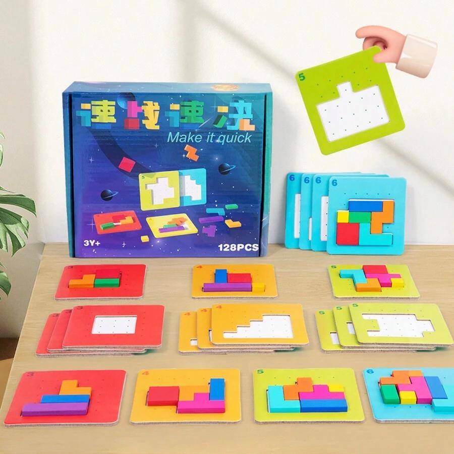 Drewniane puzzle gra
