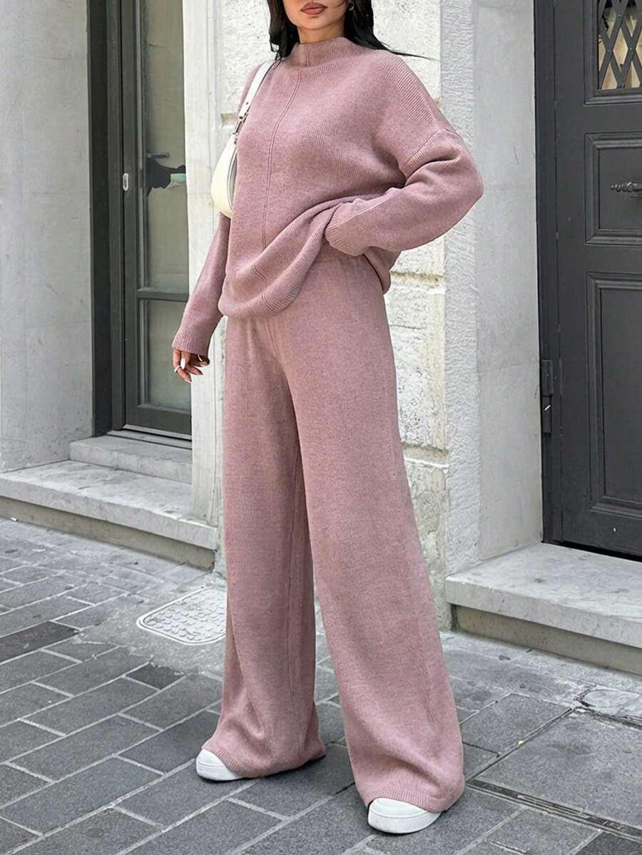 sweter spodnie komplet