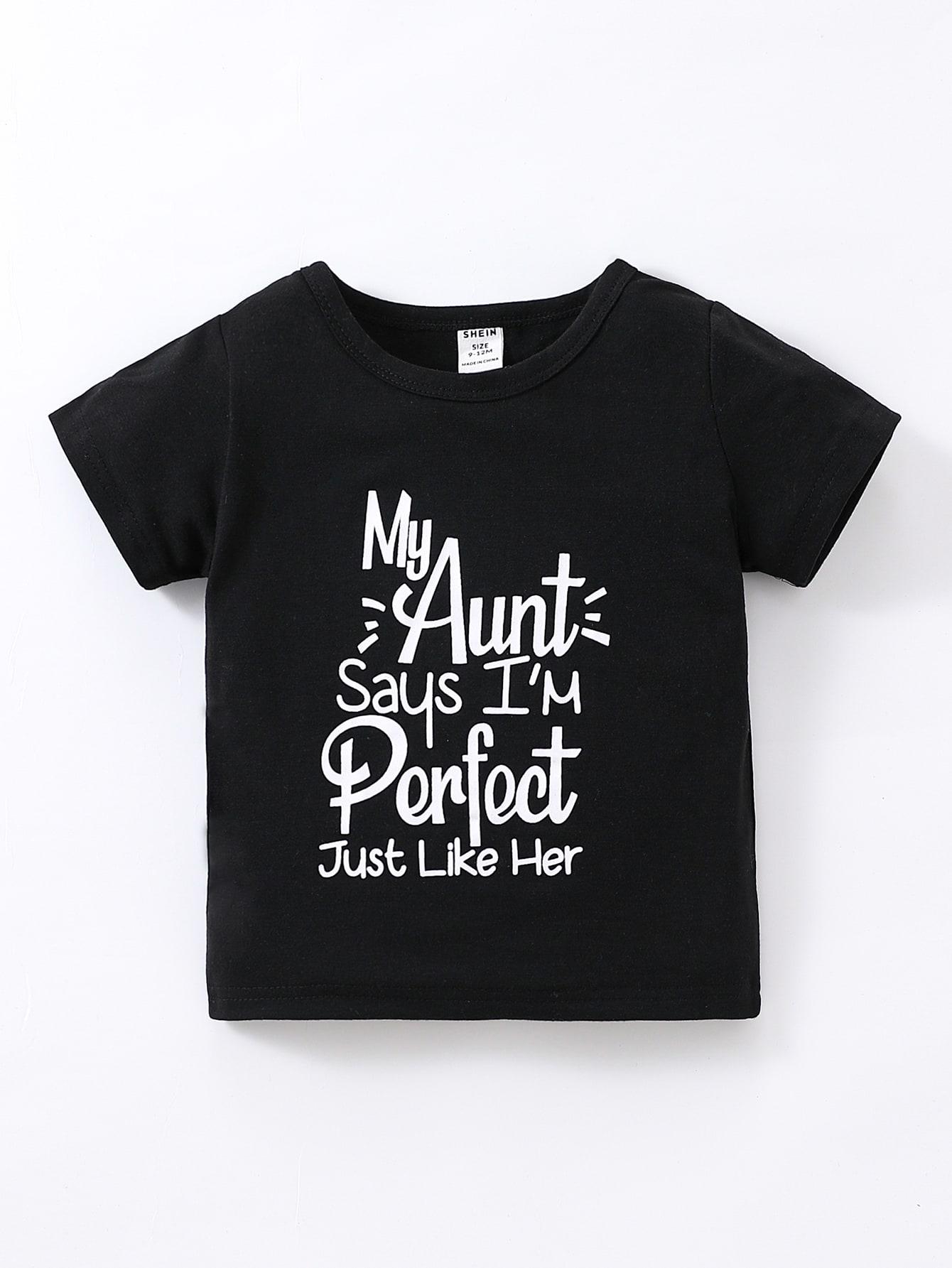 czarny t-shirt napis