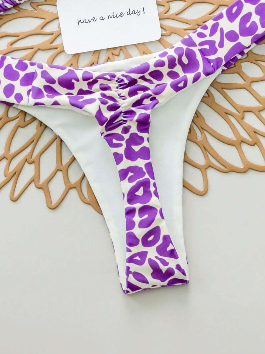 DWUCZĘŚCIOWY STRÓJ KĄPIELOWY ANIMAL PRINT