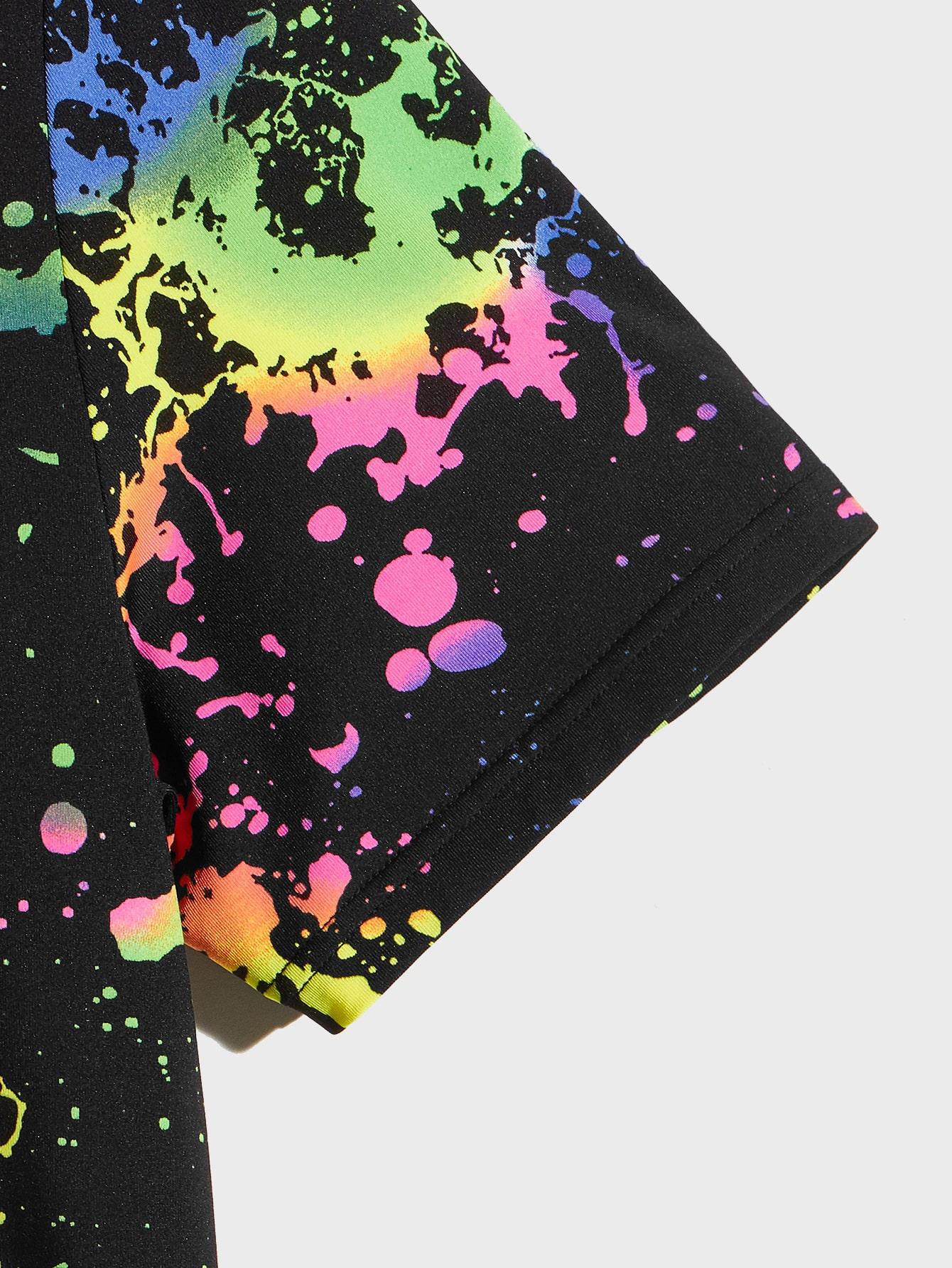 T-SHIRT KRÓTKI RĘKAW PRINT 