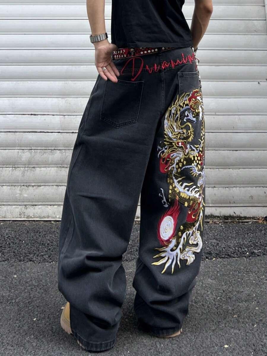 czarne spodnie jeans