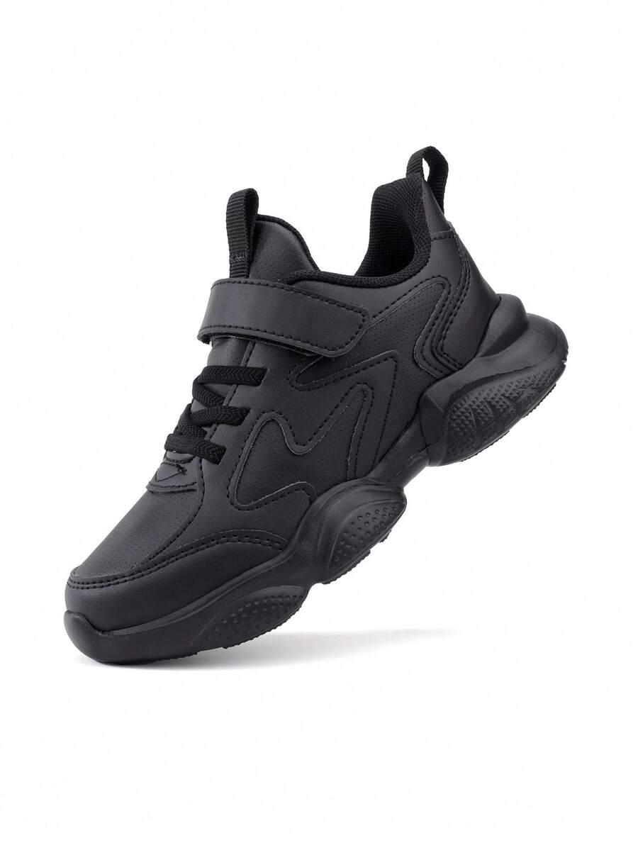 czarne buty sportowe imitacja skóry