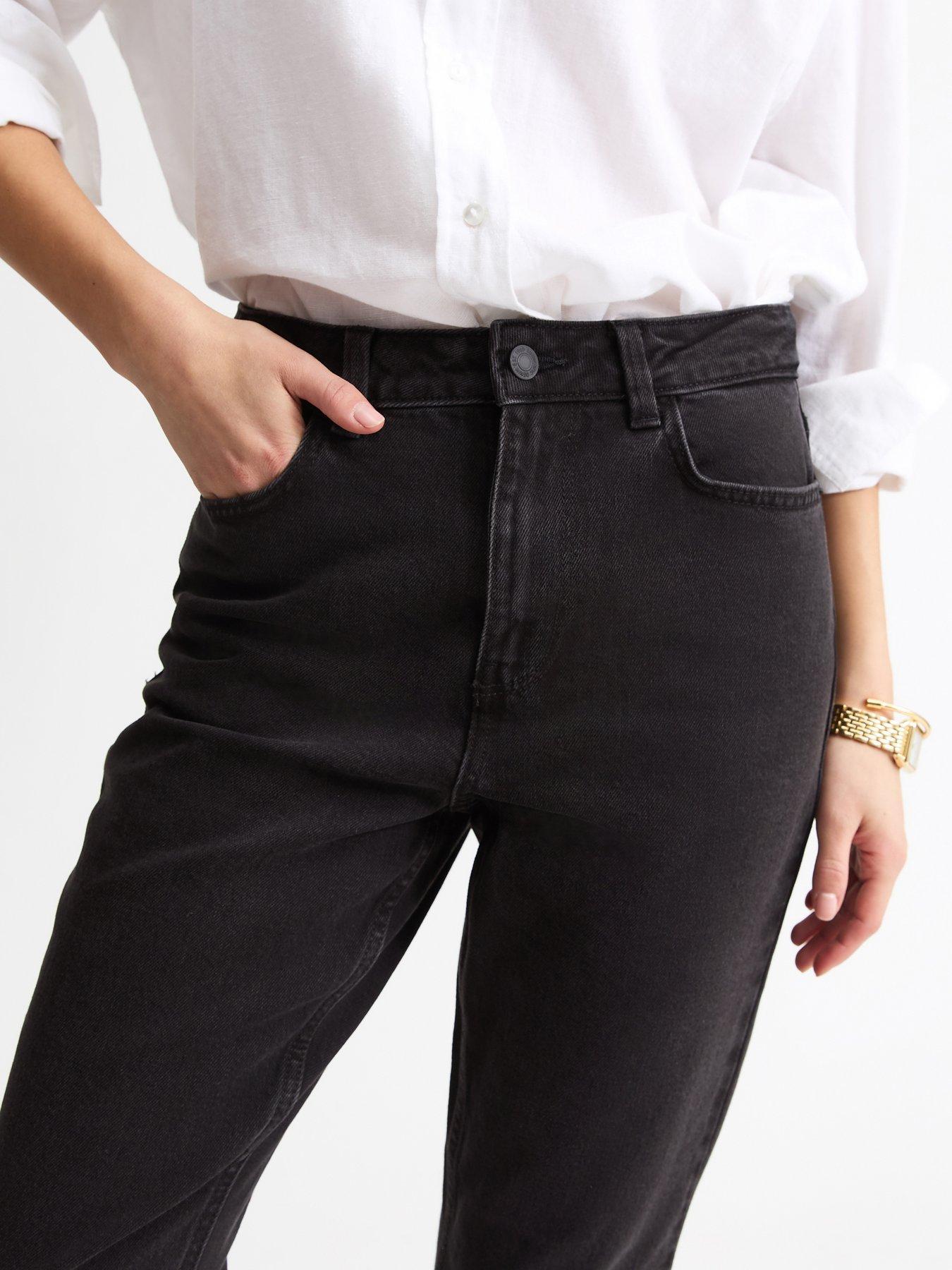 NEW LOOK JEANSY HANNAH ANKLE GRAZER STRAIGHT LEG 