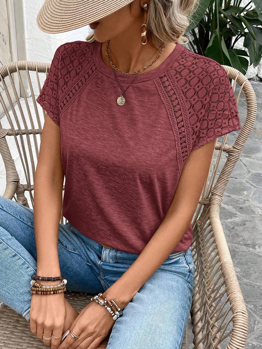 T-SHIRT OKRĄGŁY DEKOLT