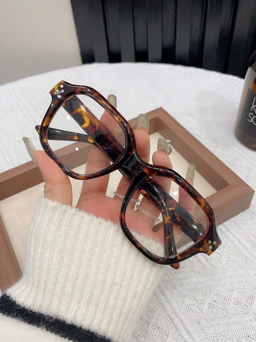 okulary zerówki animal print