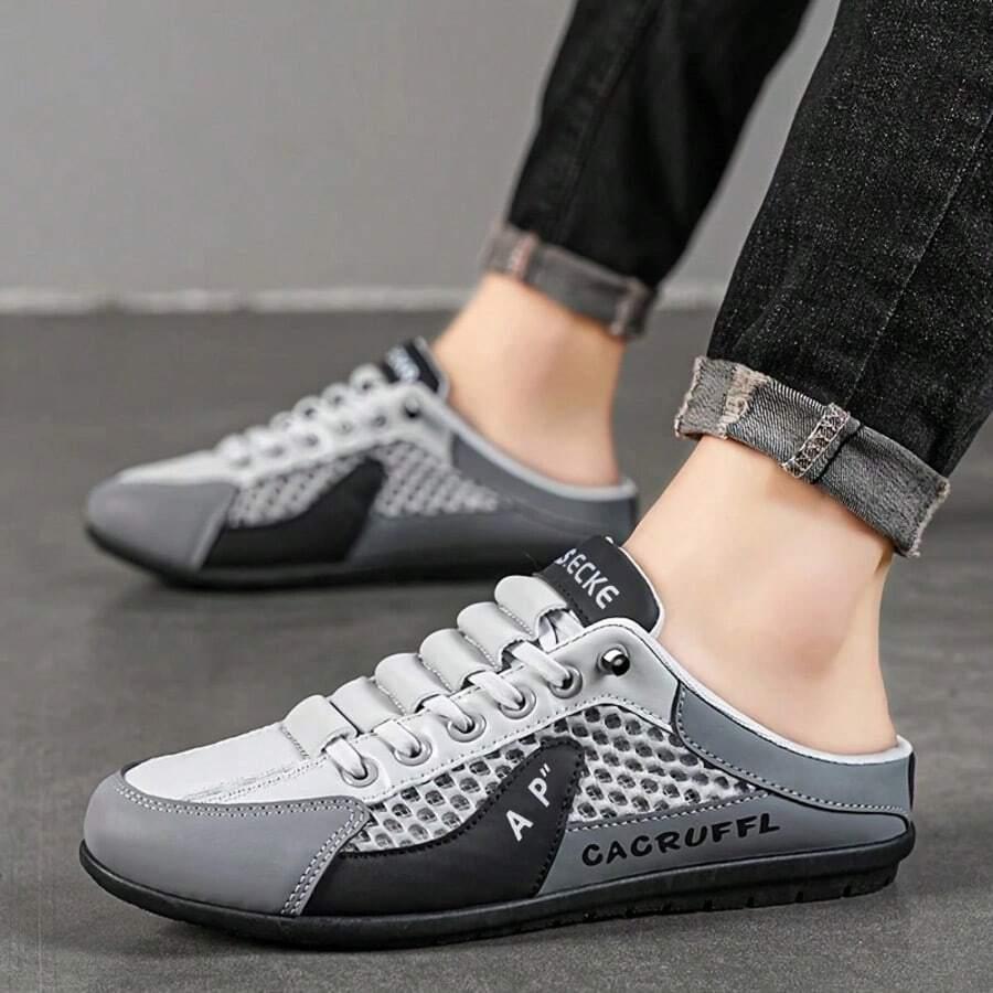 SZARE WSUWANE BUTY