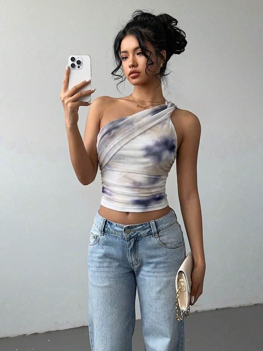 asymetryczny top casual