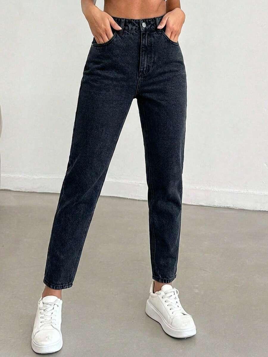 spodnie mom jeans