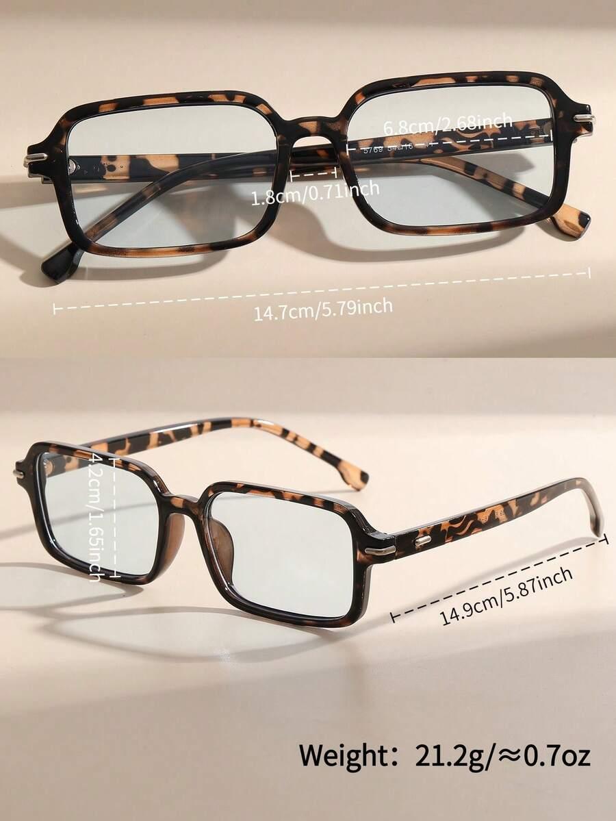 okulary zerówki animal print