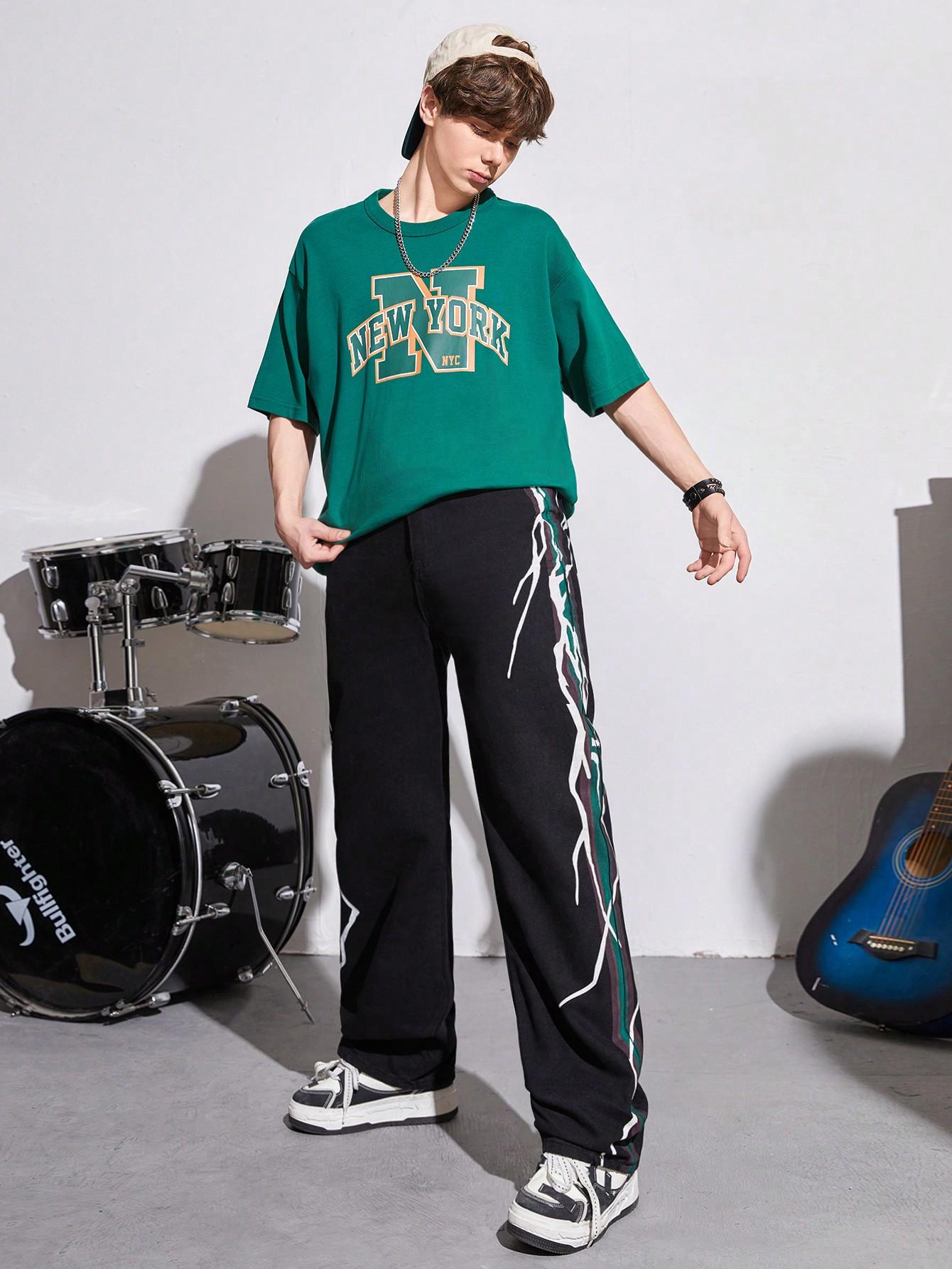 CZARNE SPODNIE JEANS 