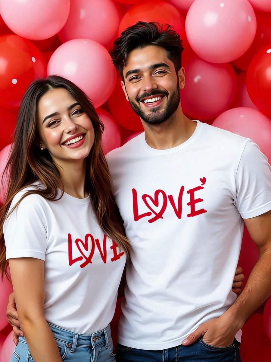 BIAŁY T-SHIRT Z NADRUKIEM