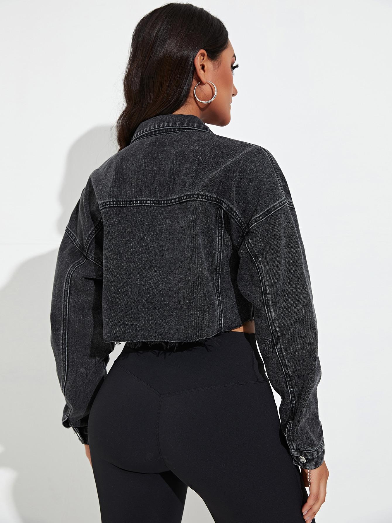 KRÓTKA KURTKA JEANS