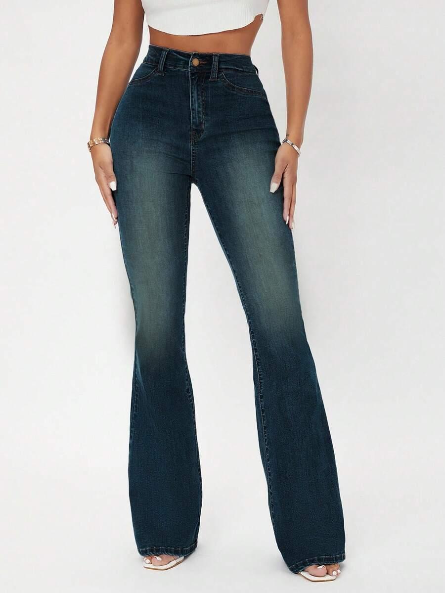 spodnie jeans dzwony