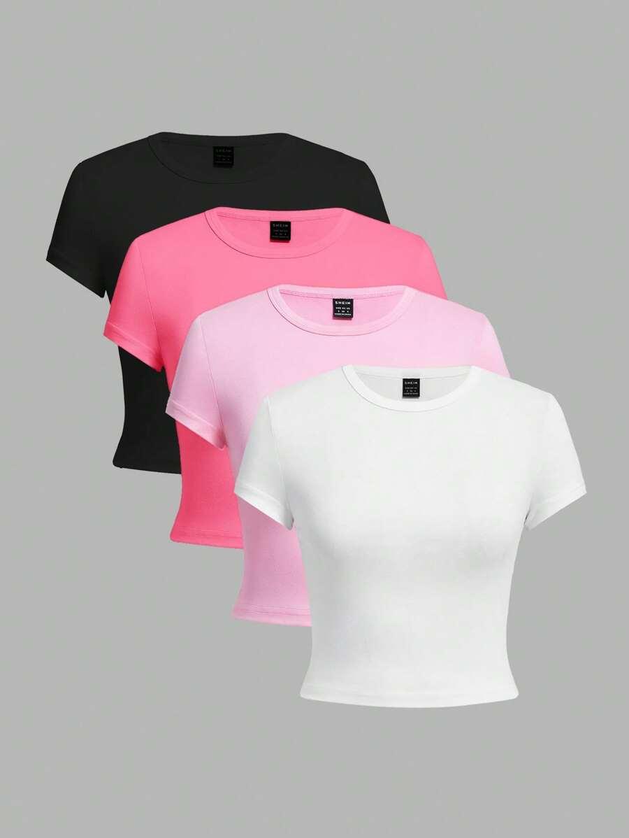 czarna bluzka basic