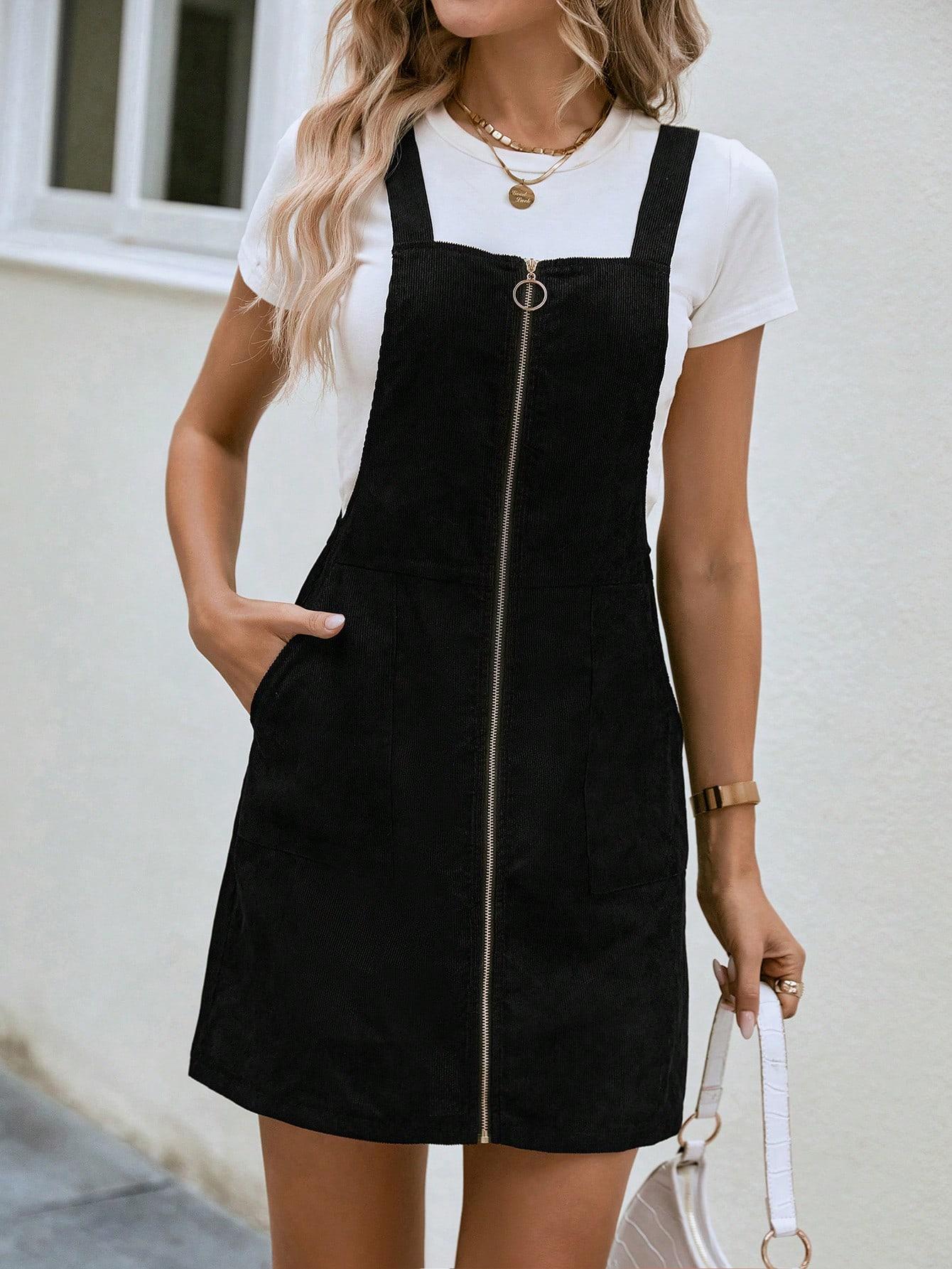 CZARNA MINI SUKIENKA 