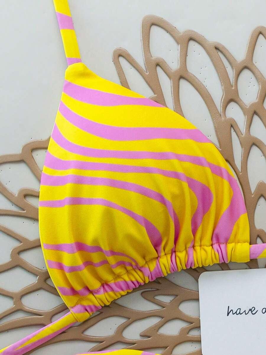 WIĄZANY KOMPLET BIKINI PRINT