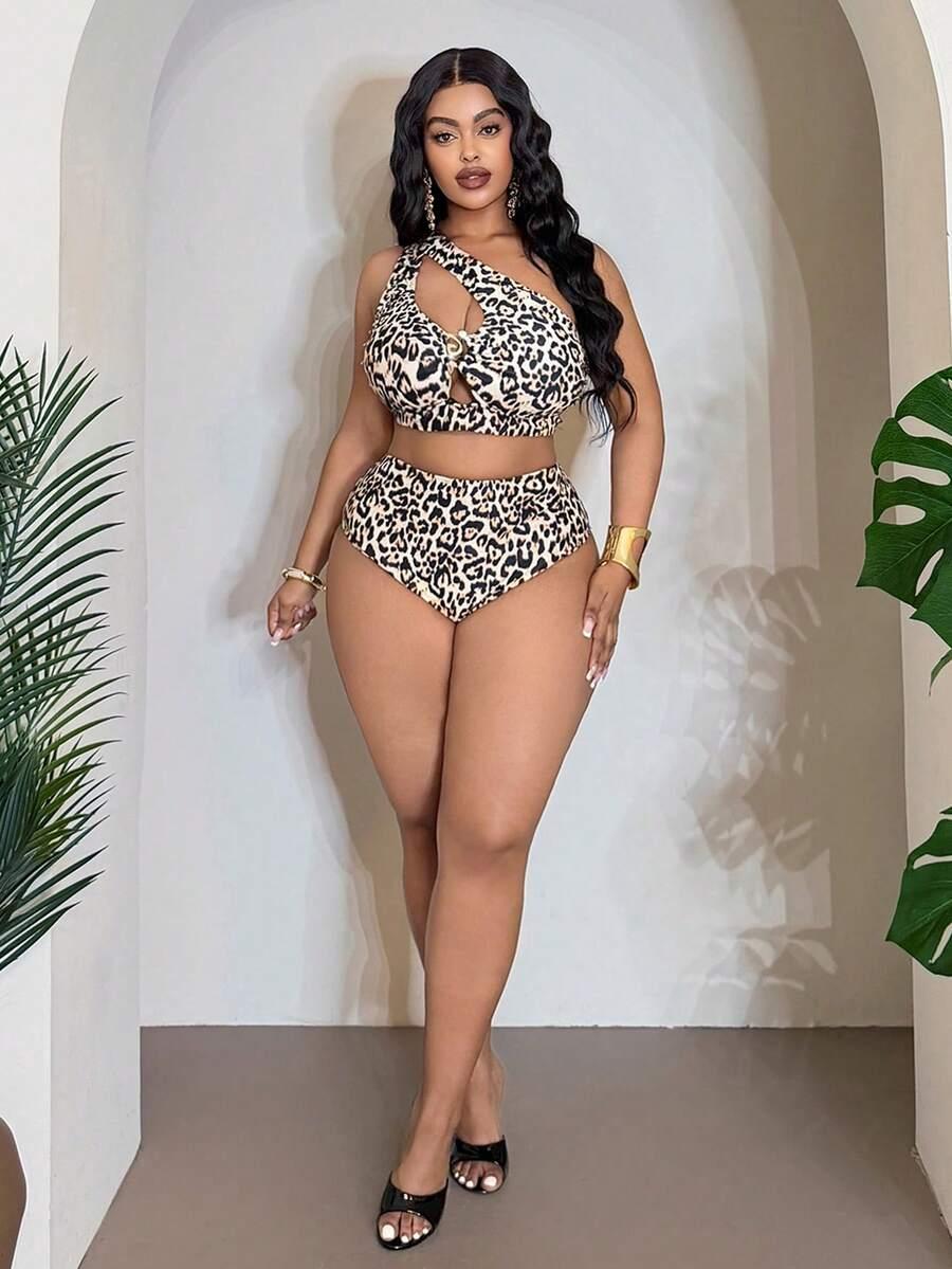 DWUCZĘŚCIOWY STRÓJ KĄPIELOWY ANIMAL PRINT